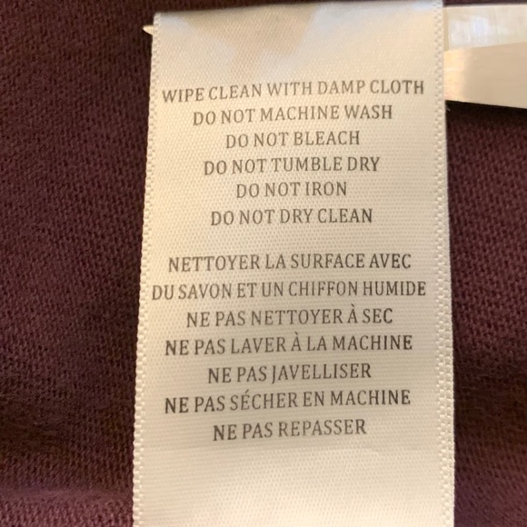 Blank NYC Oxblood Vegan Leather Drape Jacket sz M - Picture 10 of 10